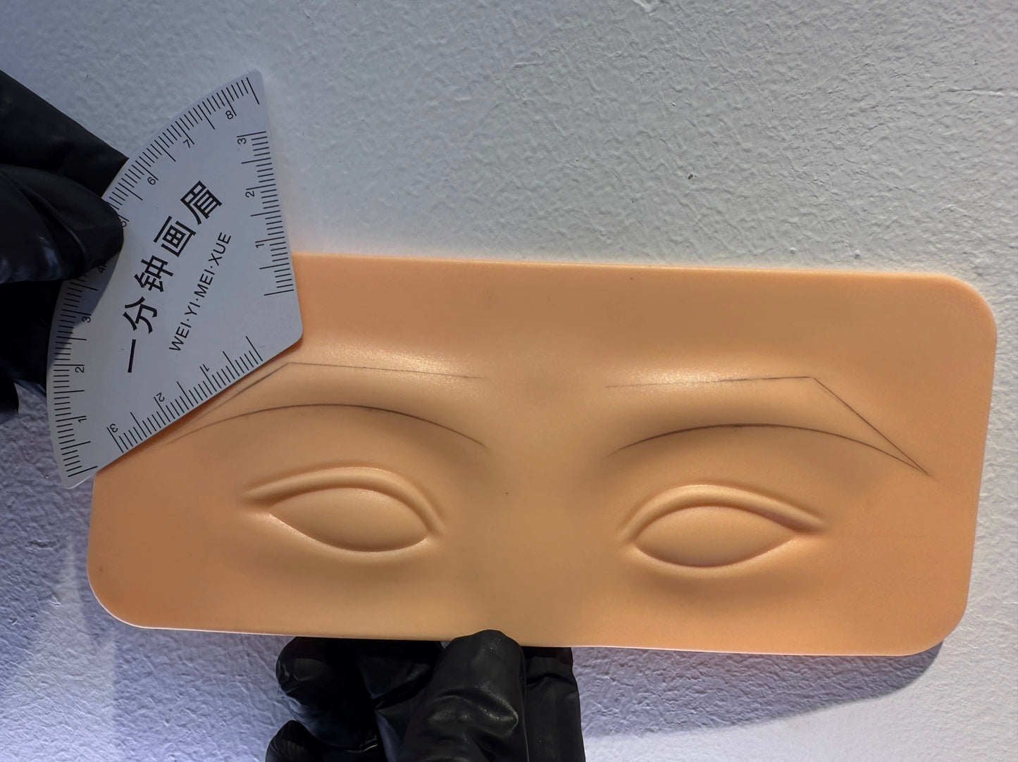 1-Minute Brow Mapping Tool – Stainless Steel Brow Shaping Ruler Kit for PMU Artists