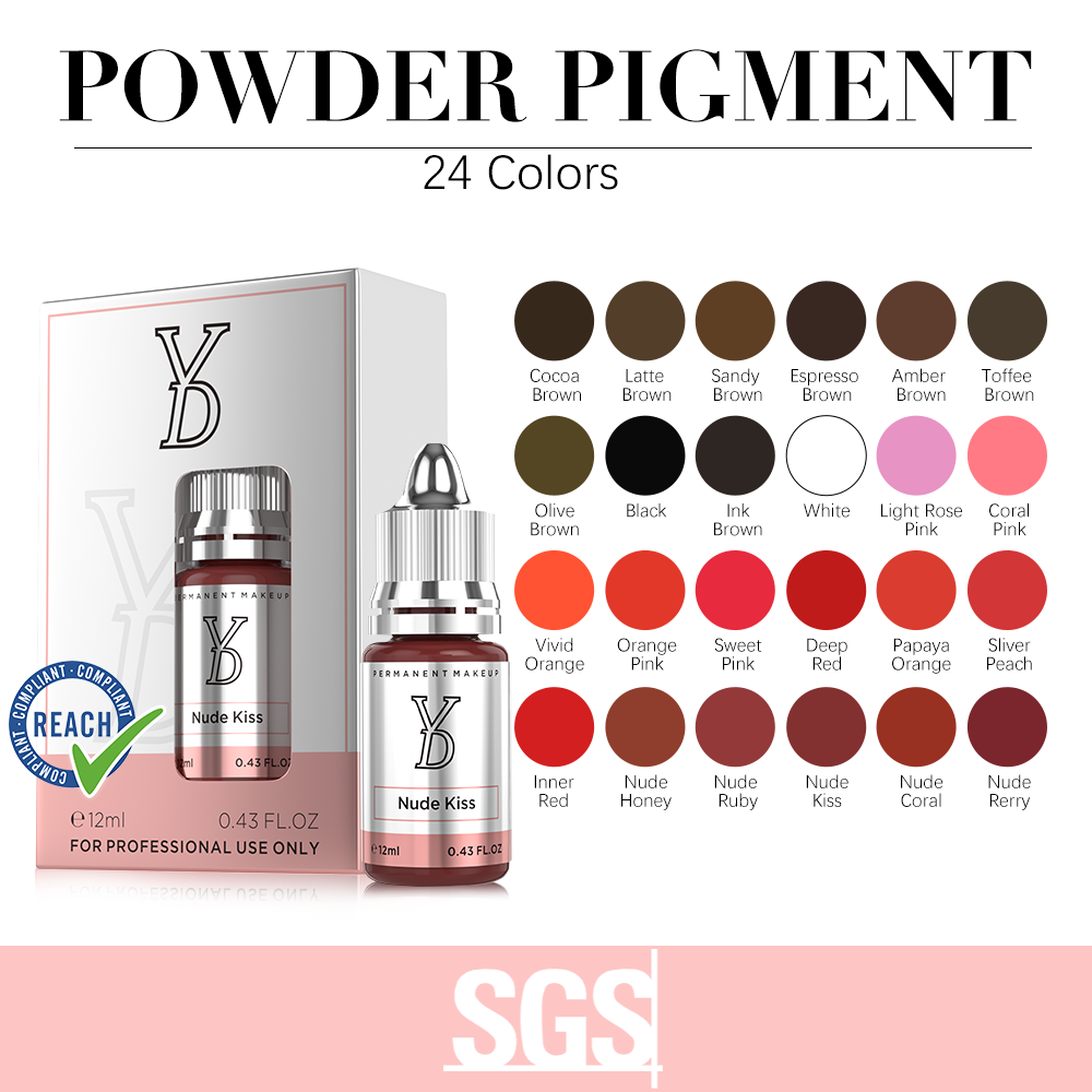 YD Powder Liquid Pigment 12ml Silver Cap – All 28 Colors