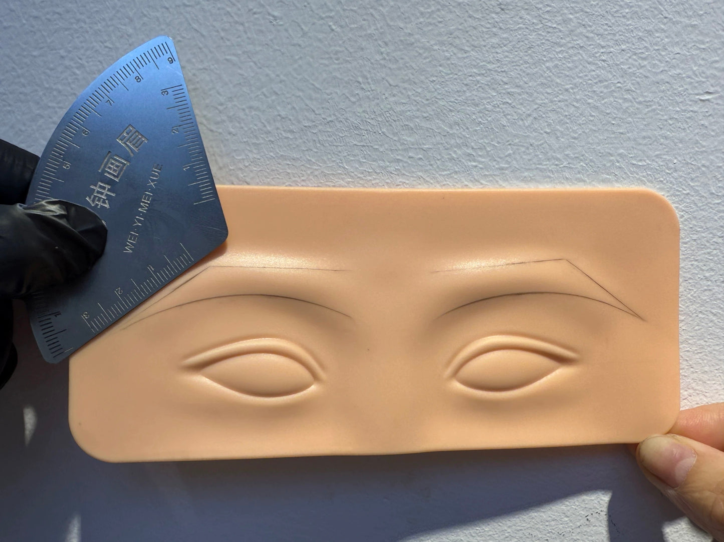 1-Minute Brow Mapping Tool – Stainless Steel Brow Shaping Ruler Kit for PMU Artists