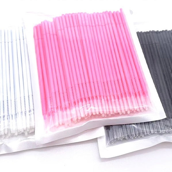 Premium Disposable Eyelash & Microblading Cleaning Swabs - 10 Packs