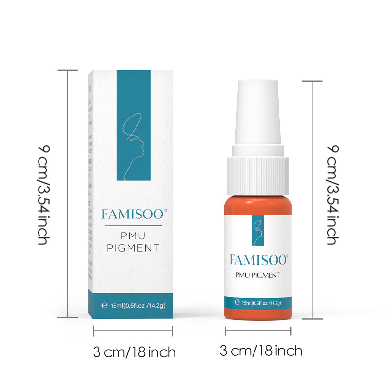 Famisoo® 6PCS 15ML Permanent Makeup Lip Pigment Set