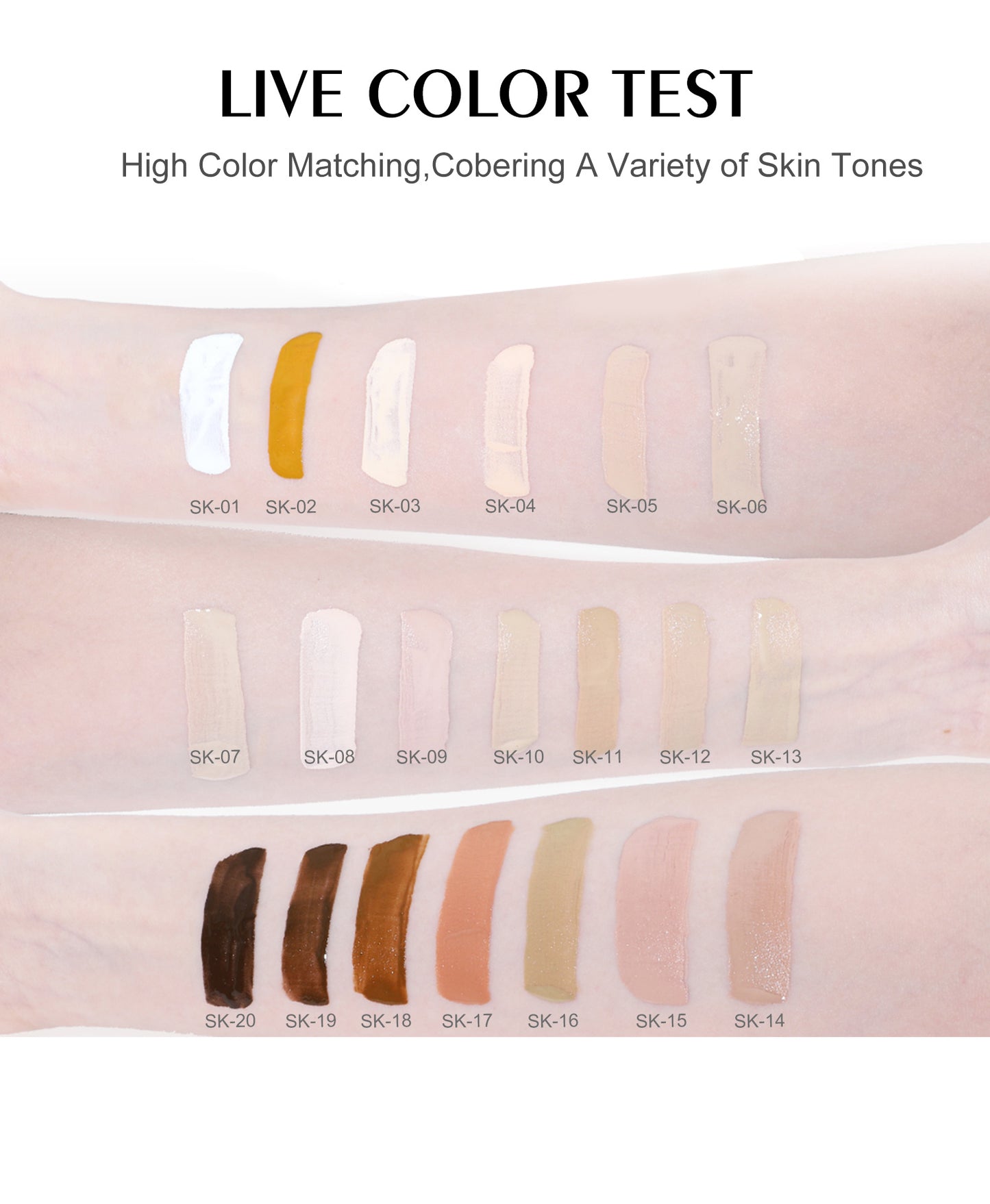 YD Skin Pigments 20 Colors