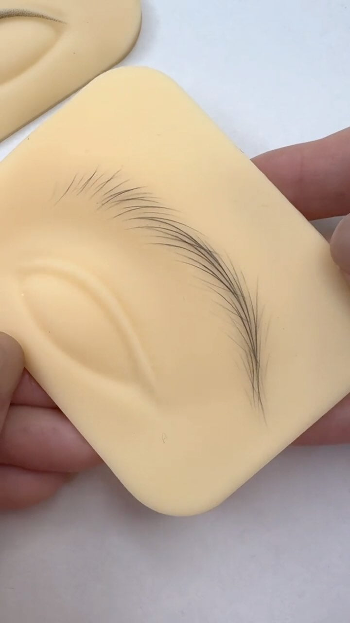 Piel de práctica de silicona 3D PMU para tatuajes de cejas y ojos (10 unidades)