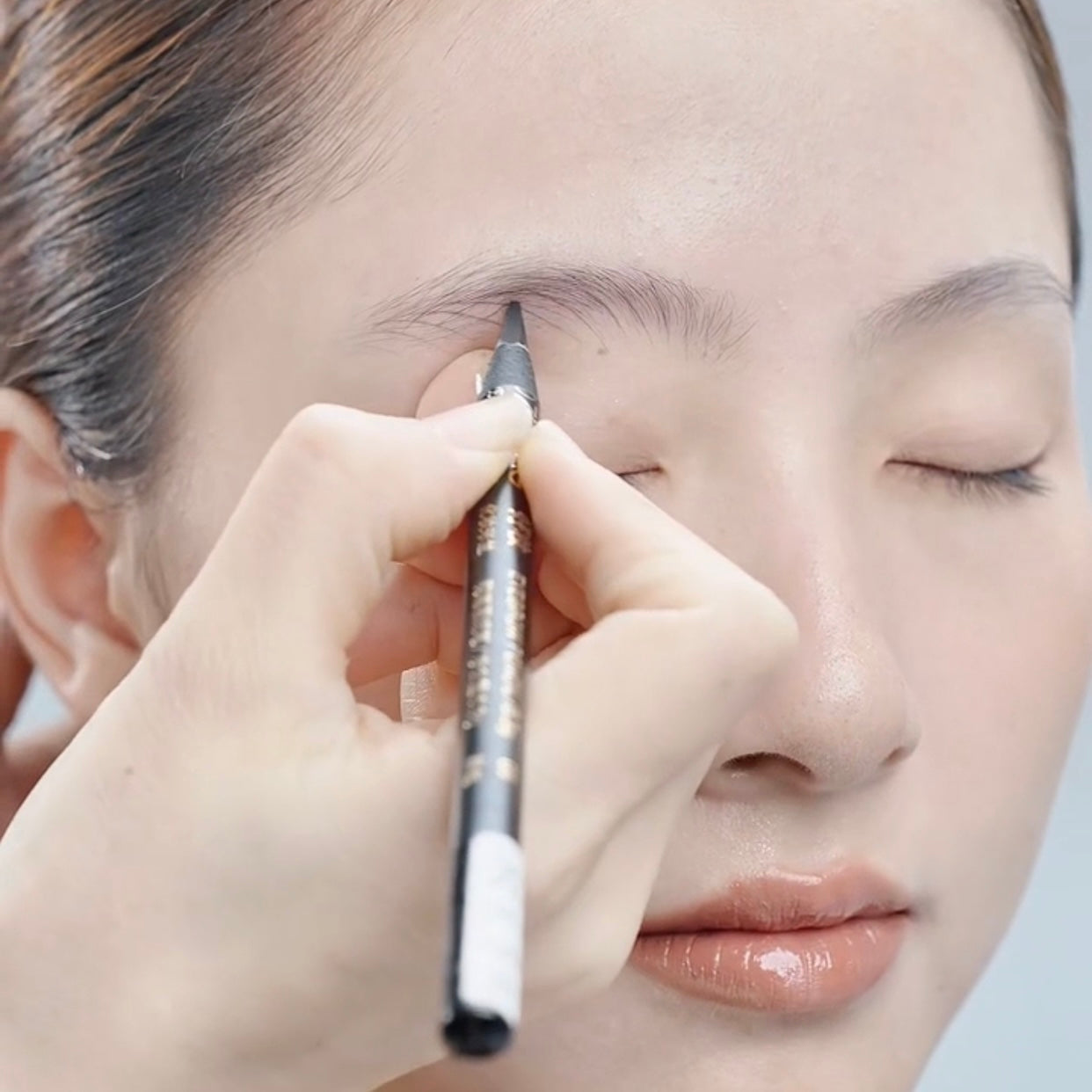 Schwarzer Permanent Makeup Microblading Augenbrauenstift