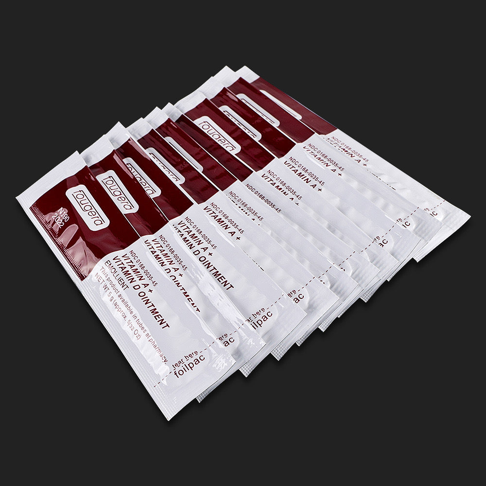 Beginner's PMU Tattoo VITAMIN A+D Practice Skin Wipe Gel (100PCS/BAG)