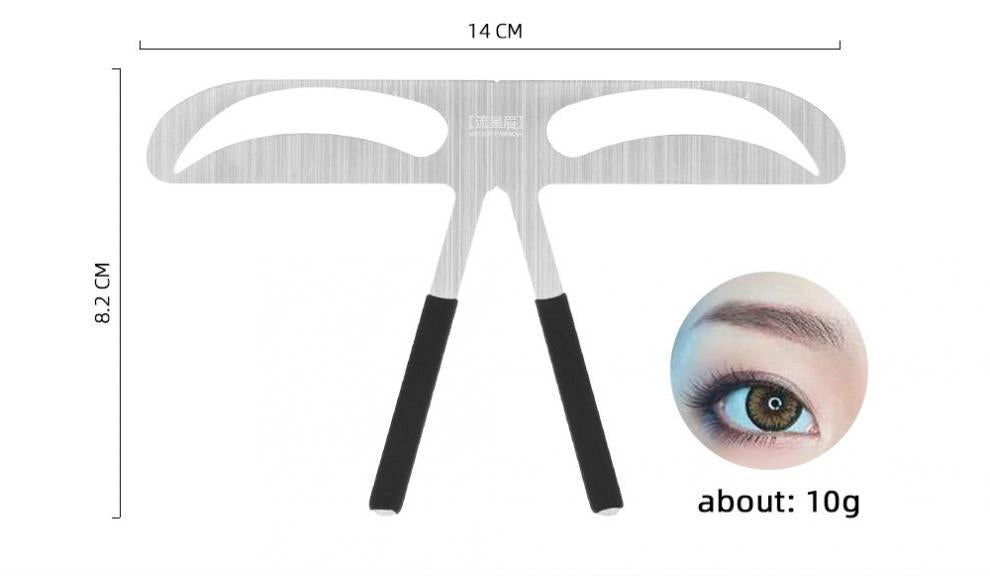 Metal Eyebrow Ruler – Essential Tool for Brow Mapping and Shaping - 5 PIECES