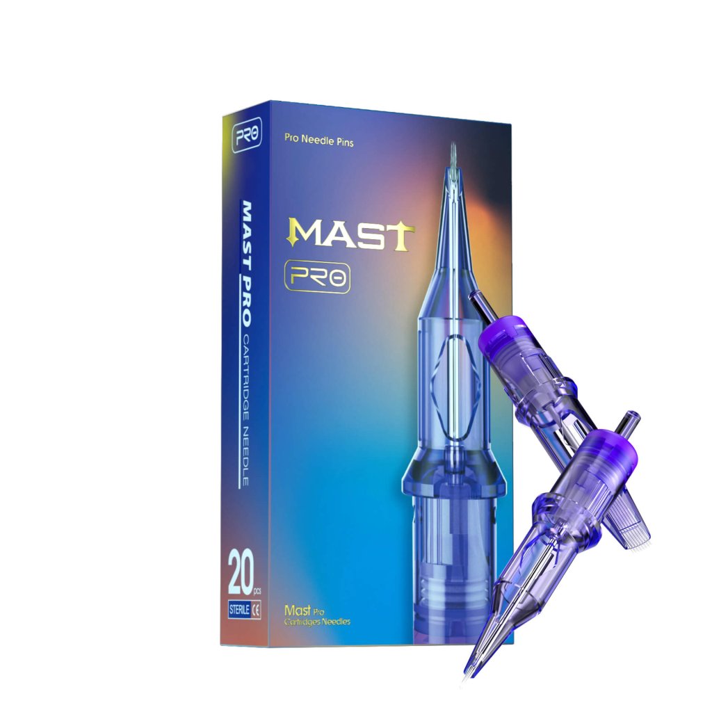 Mast Pro New Generation 2P Tattoo Cartridge Needles – Box of 20