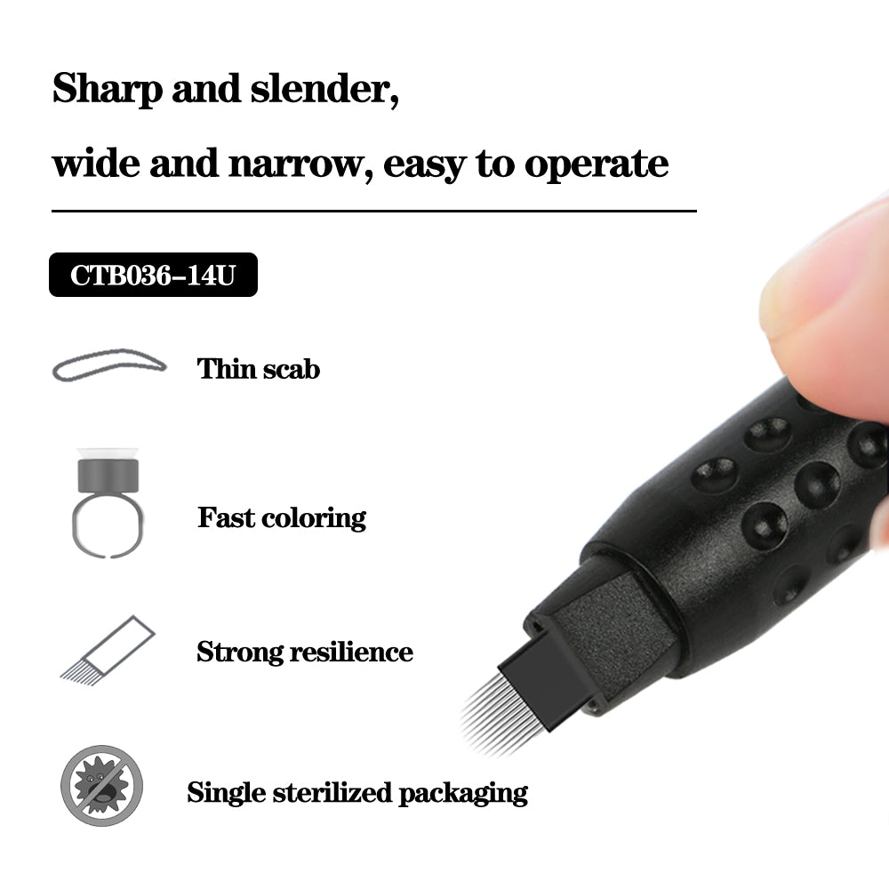 Microblading & Microshading Blades - Variety of Needle Types