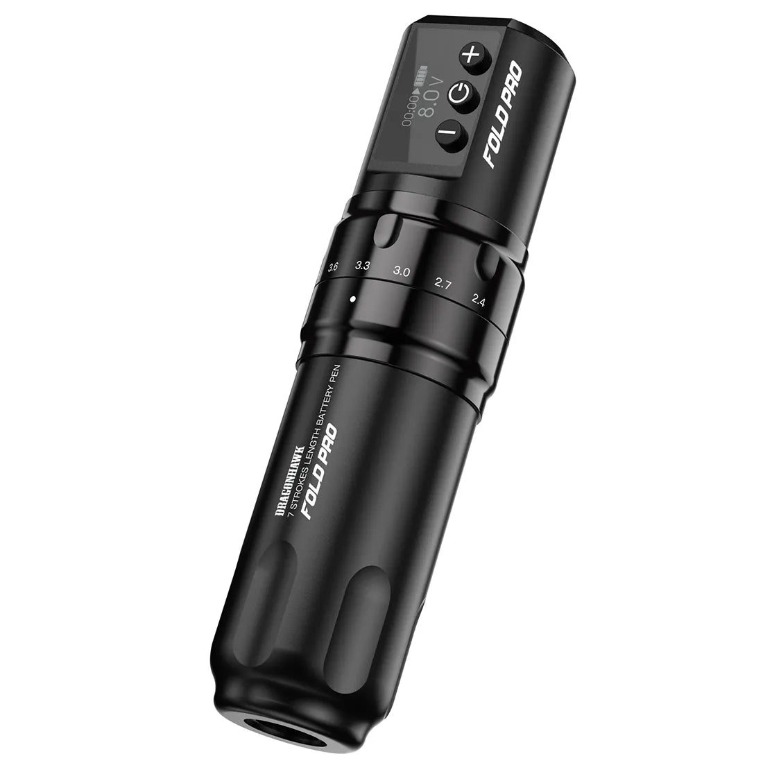 Máquina de tatuaje inalámbrica Dragonhawk Fold Pro PMU con 7 longitudes de trazo - Envío gratuito