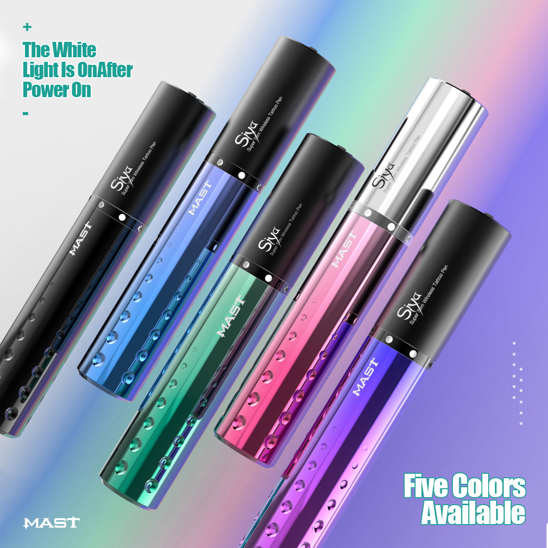 Mast Tour Siya Wireless PMU Tattoo Machine Pen - Free Shipping