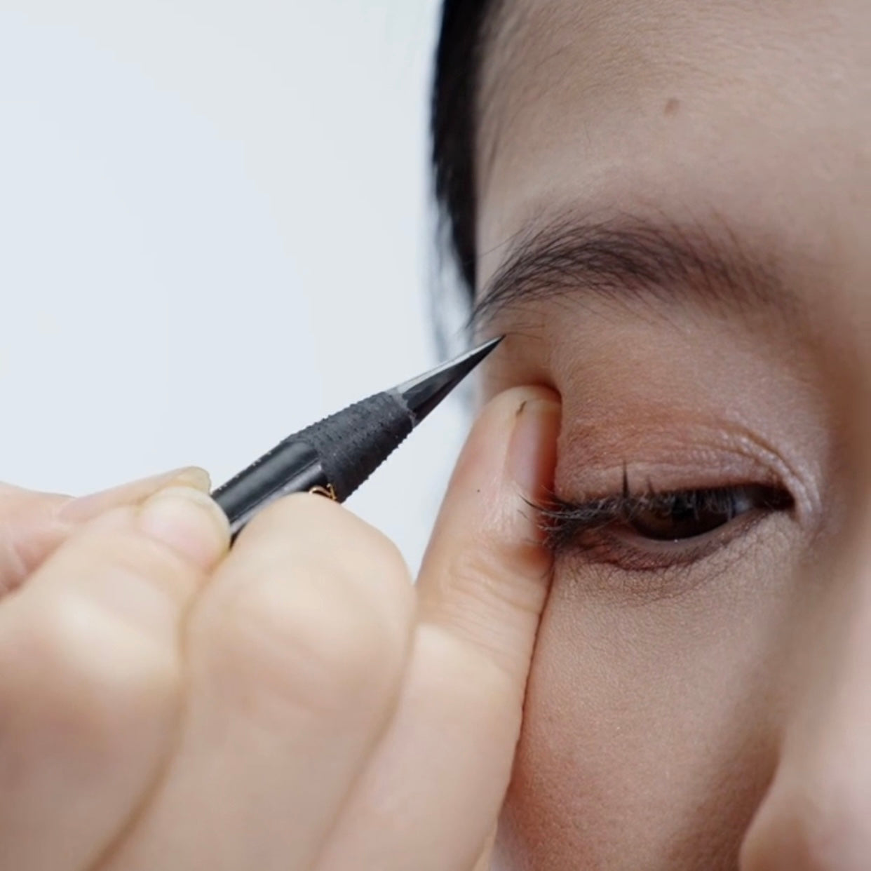 Schwarzer Permanent Makeup Microblading Augenbrauenstift