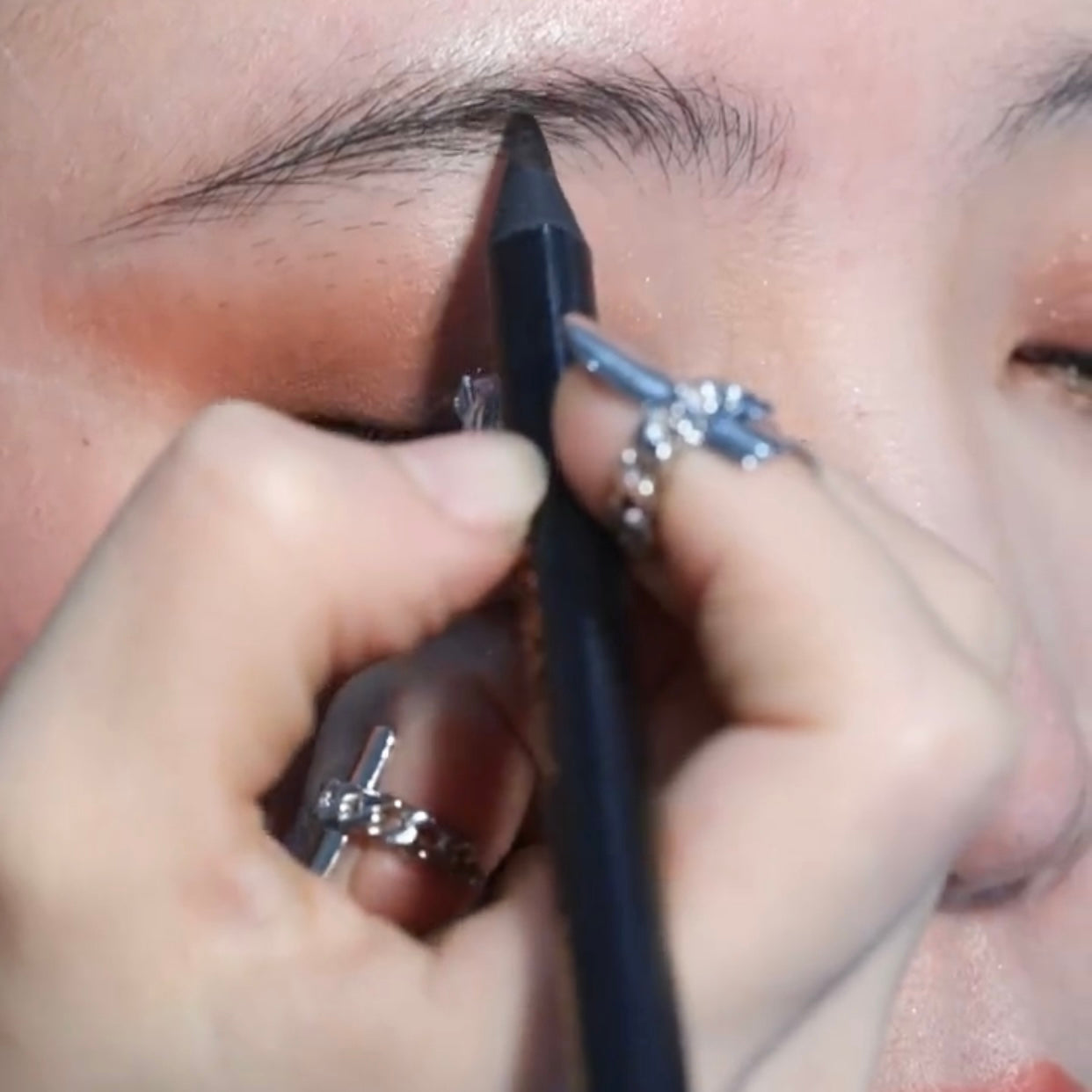 Schwarzer Permanent Makeup Microblading Augenbrauenstift