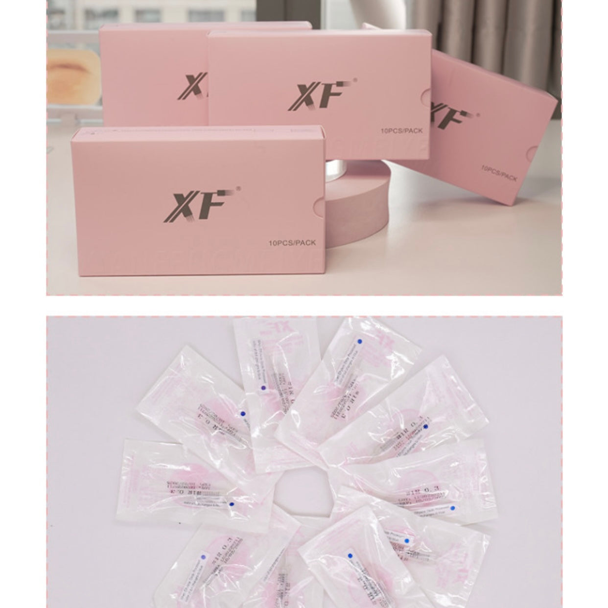 XF Single Needle Series – Precision PMU Cartridges for Brows, Eyes & Lips - 20PCS