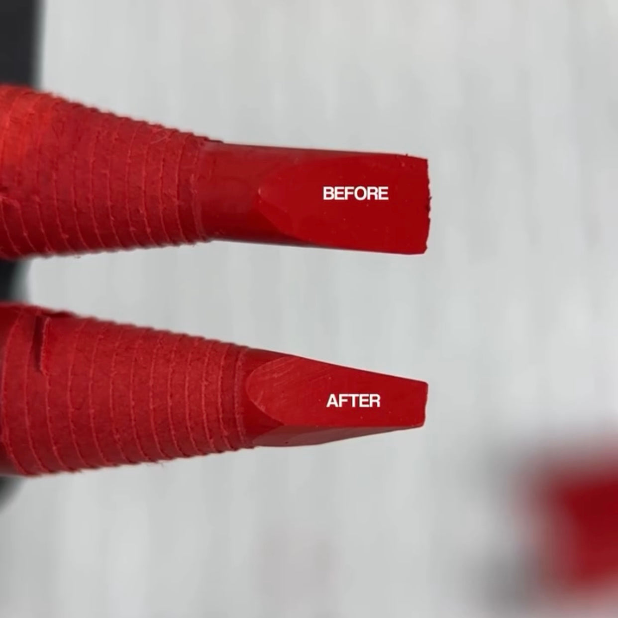 Red Color Permanent Makeup Microblading Eyebrow Pencil