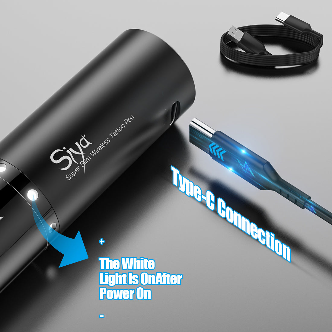 Mast Tour Siya Wireless PMU Tattoo Machine Pen - Free Shipping
