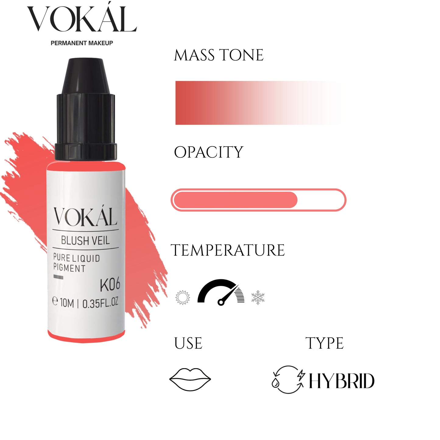 VOKAL™ Professional Water-Based Pigments – 10ml Collection