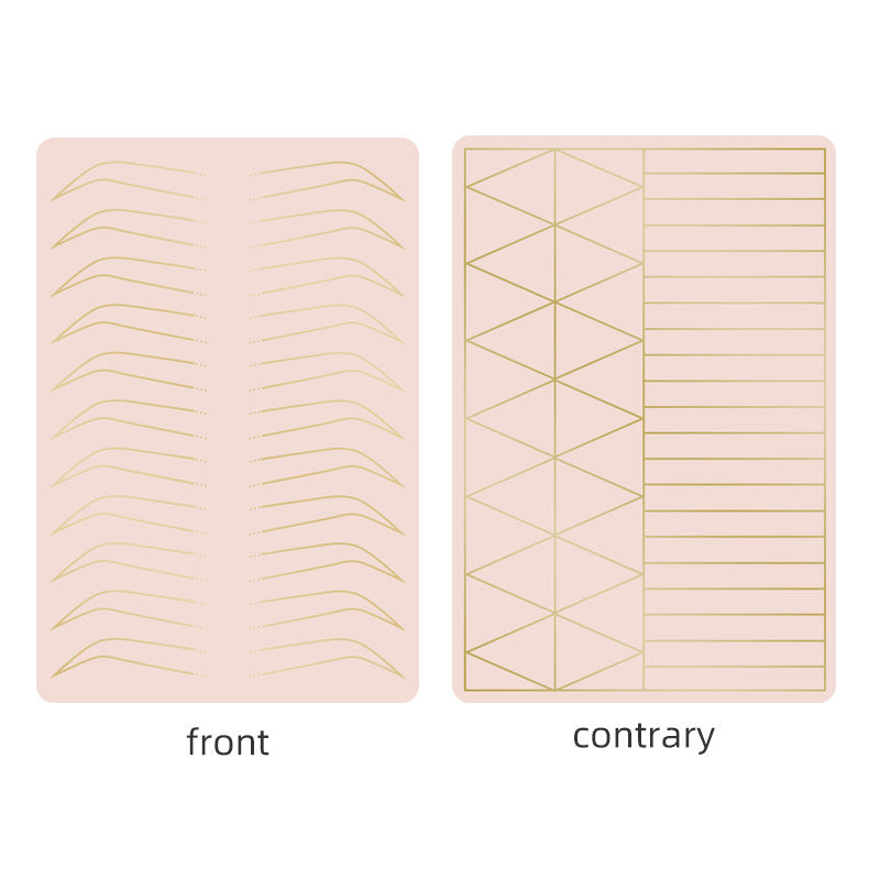 Double-Sided Multi-Function Silicone Practice Skin for Brows, Eyes, and Lips – 3 Pieces