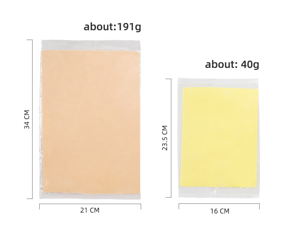 3MM Disposable Mixed Silicone Practice Skin – Perfect for Tattoo & PMU Training - 10PCS
