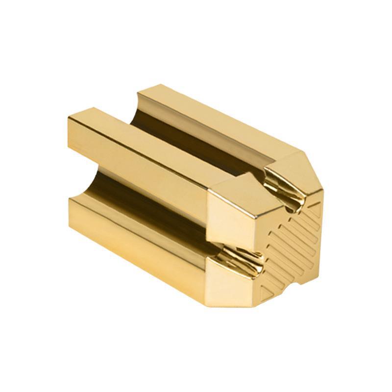Sacapuntas dorado de cuatro lados para cejas (3 unidades)