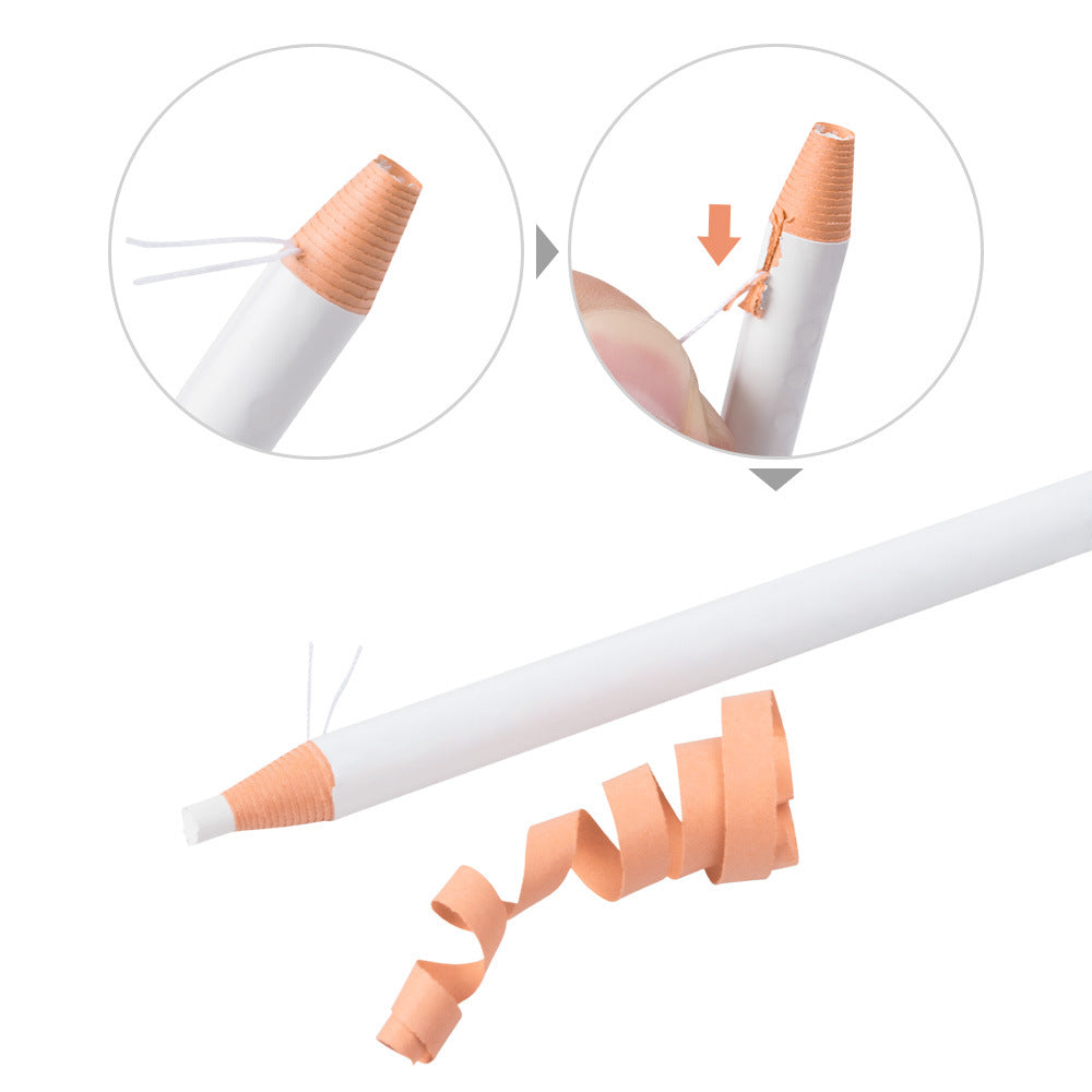 Smooth White Pull-Line Eyebrow Pencil – 12PCS/BOX