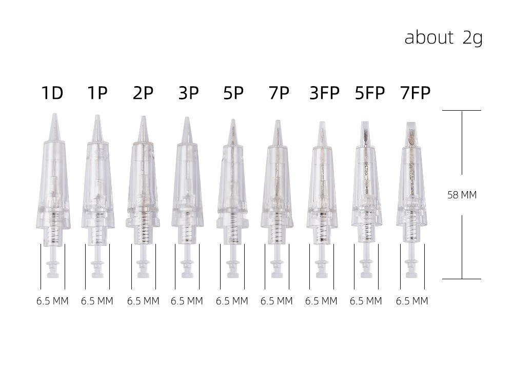 Cartridge Needles for Permanent Makeup Machines – 100PCS/BAG