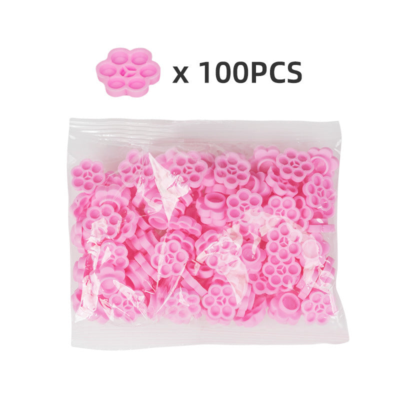 Eyelash Glue Flower Cup | Essential Lash Extension Tool - 10 Bags