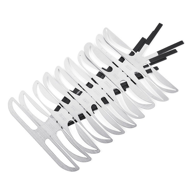 Metal Eyebrow Ruler – Essential Tool for Brow Mapping and Shaping - 5 PIECES