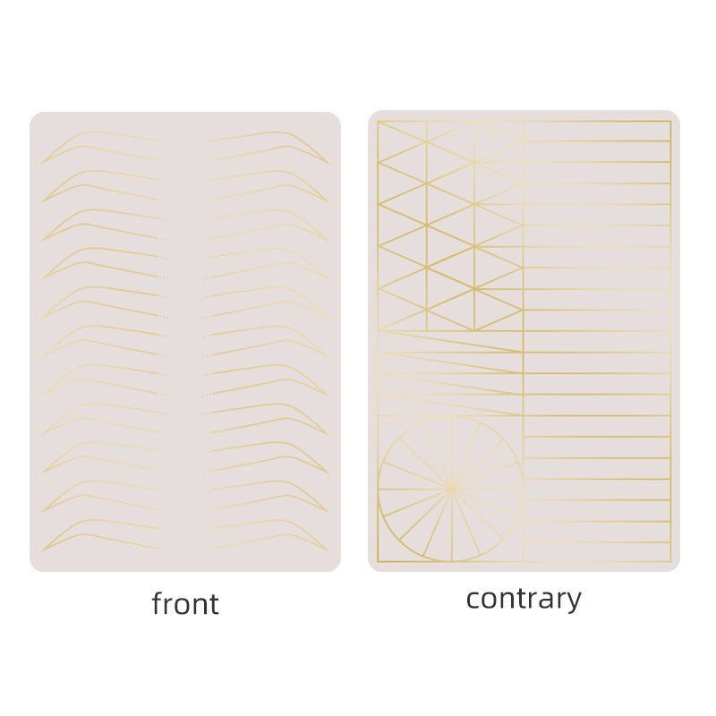 Double-Sided Multi-Function Silicone Practice Skin for Brows, Eyes, and Lips – 3 Pieces