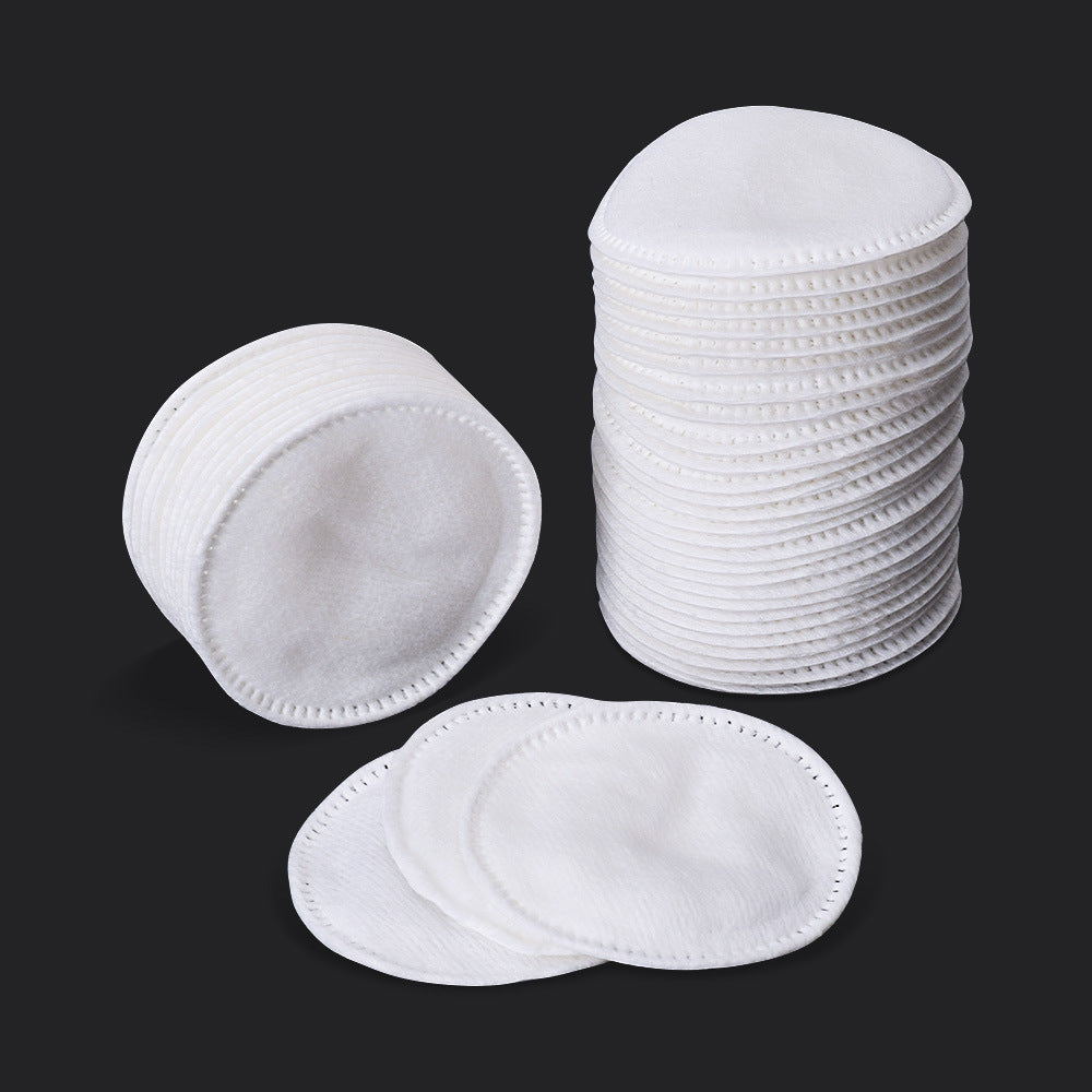 PMU Makeup Remover & Cleansing Wipes Round Edge-Locked Cotton Pads – 7 Packs