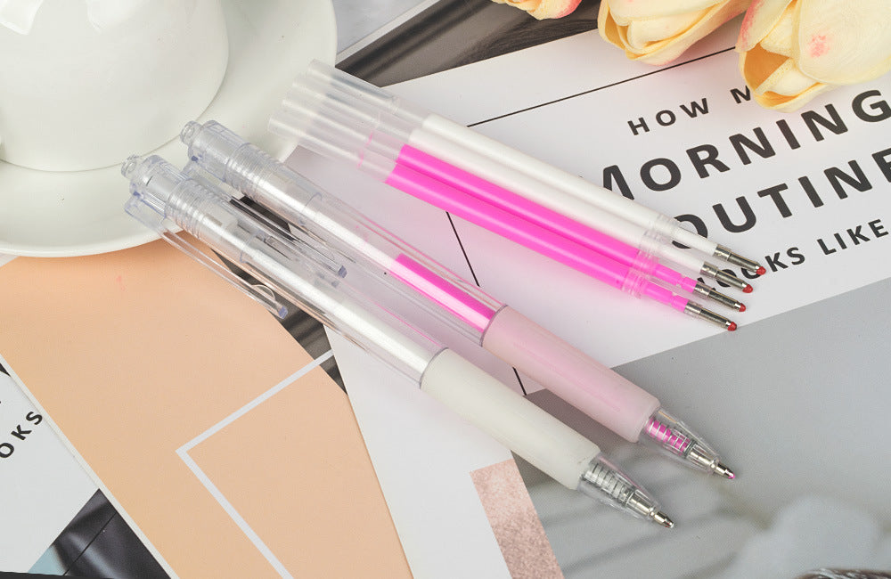 Press-Type Marking Pen Set for Precision Tattoo and Makeup Design - 10 Sets