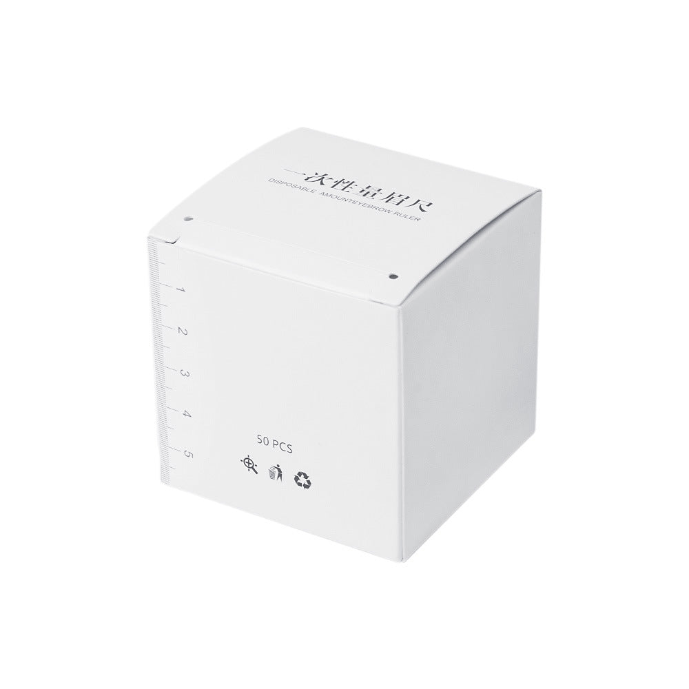 Disposable Adhesive Eyebrow Rulers Mapping Ruler Sticker - Roll Design for Easy Use - 3 Boxes