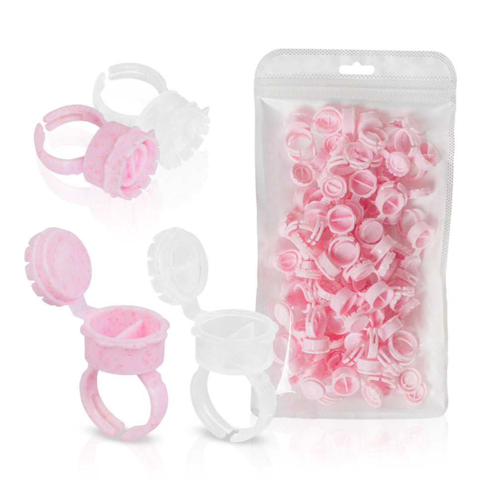 Multi-Purpose Disposable Ring Ink Cups for PMU & Eyelash Artists – 3 Packs
