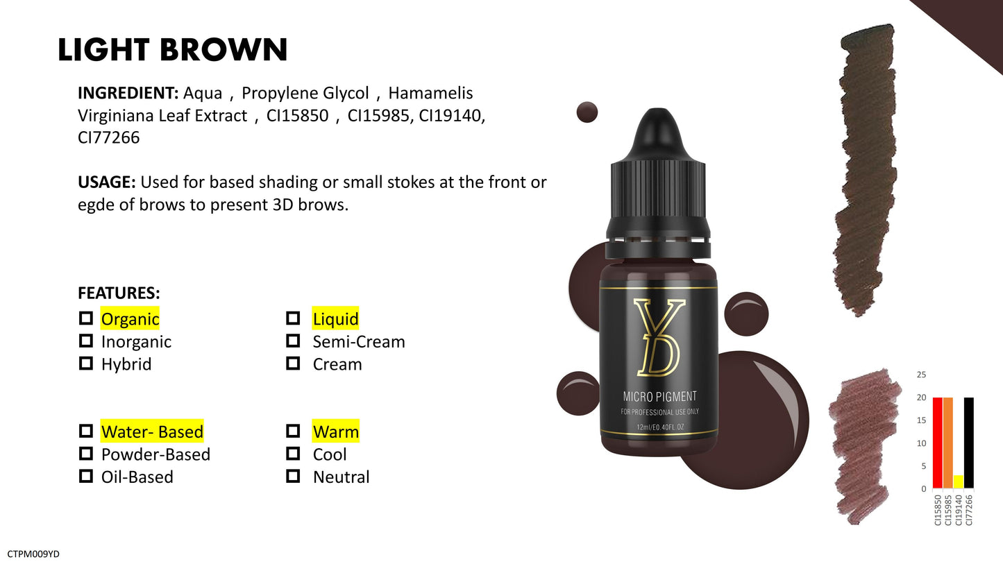 Light Brown - YD Organic Pigment