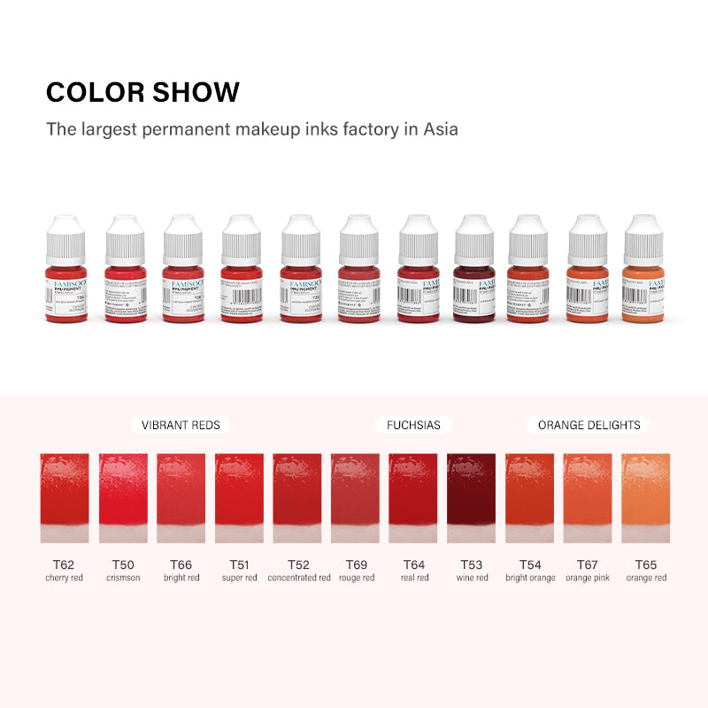 FAMISOO 5ML Permanent Makeup Pigments