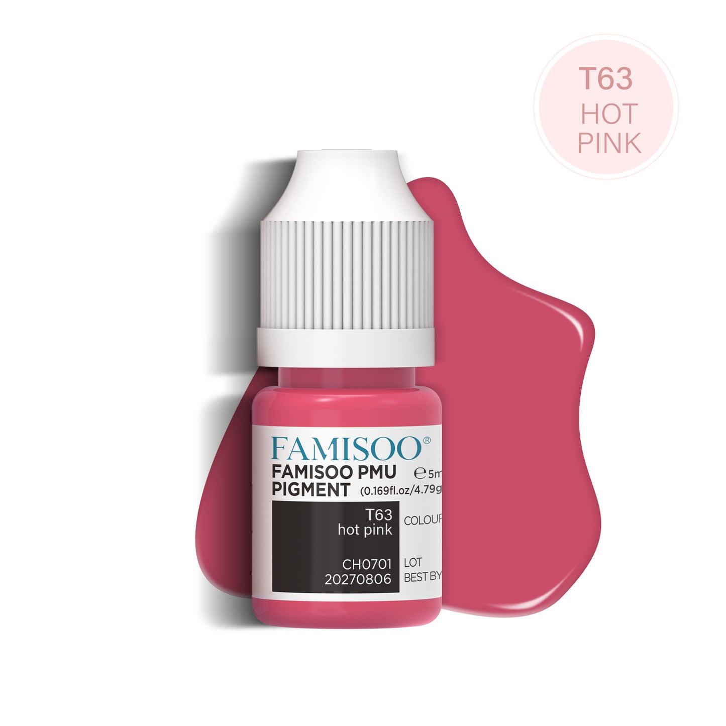 FAMISOO PMU Lip Pigments – 40 Professional Lip Colors for Permanent Makeup