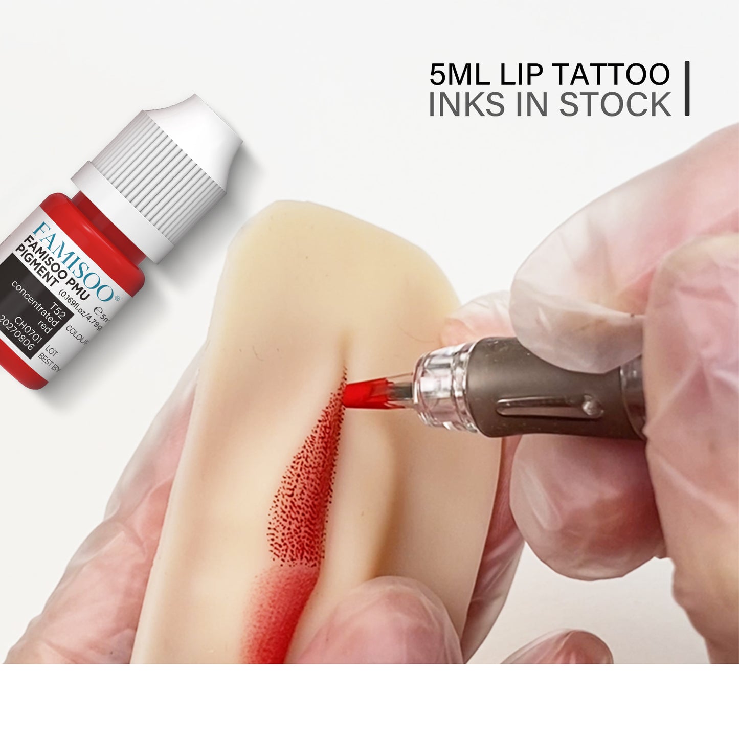 FAMISOO PMU Lip Pigments – 40 Professional Lip Colors for Permanent Makeup