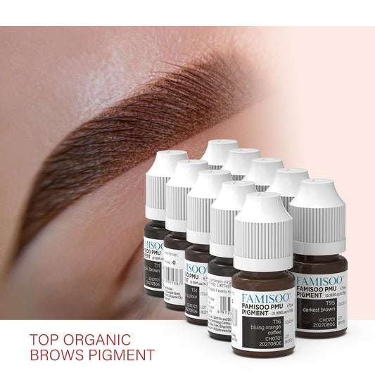 FAMISOO 5ML PMU Eyebrow Pigments – Professional Brow Tattoo & Correction Inks