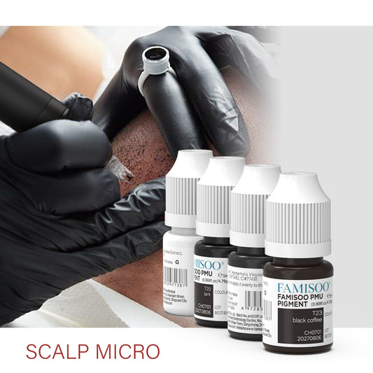 FAMISOO 5ML SMP Scalp Pigments – 4 Shades for Natural Hairline Restoration