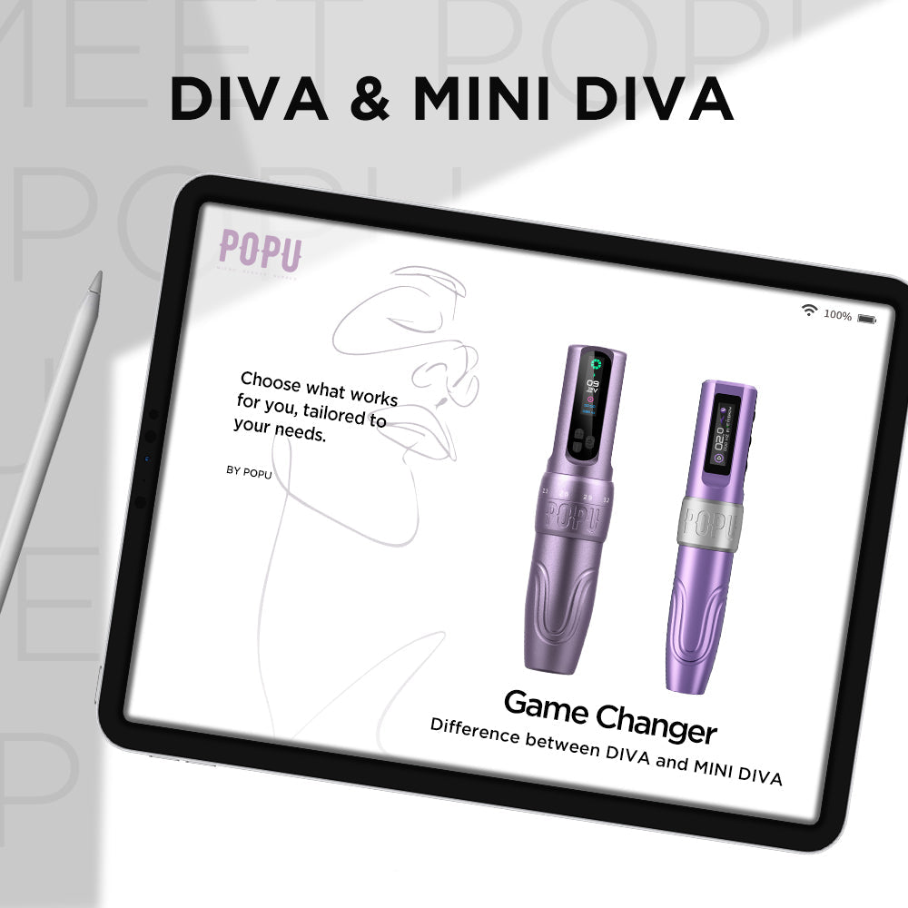 💜POPU MINI DIVA 2V Start-Up Wireless PMU Machine – 3.0mm Stroke - Free Shipping
