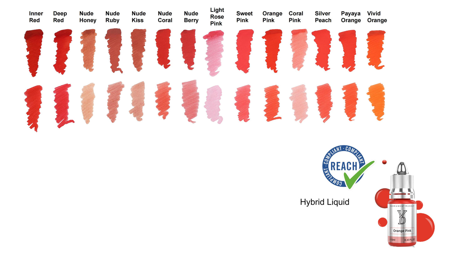 YD Powder Liquid Pigment 12ml Silver Cap – All 28 Colors