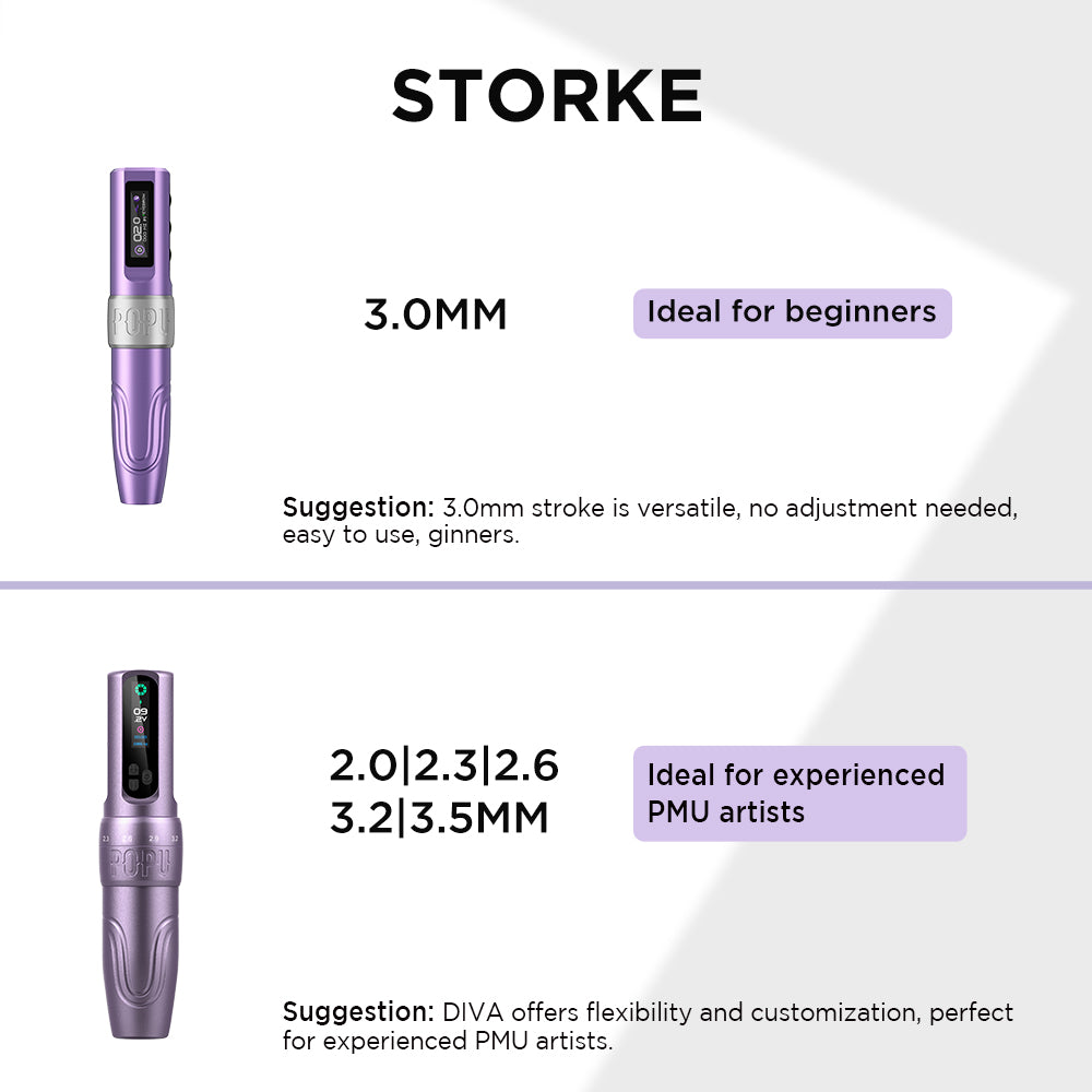 POPU MINI DIVA 2V Start-Up Wireless PMU Machine β 3.0mm Stroke - Free Shipping