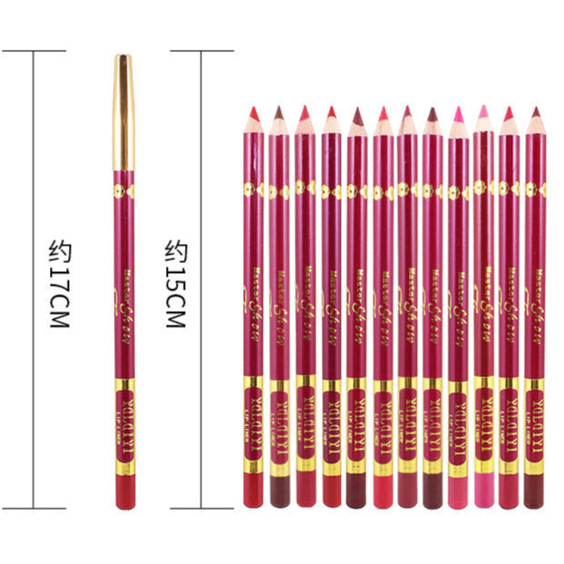 YALAIYI Waterproof Matte Lip Liner Pencil – Long-Lasting, Smudge-Proof & Multi-Use
