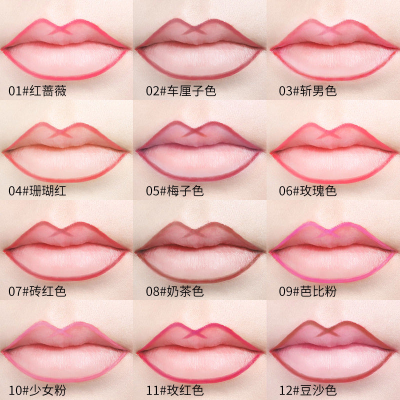 YALAIYI Waterproof Matte Lip Liner Pencil – Long-Lasting, Smudge-Proof & Multi-Use