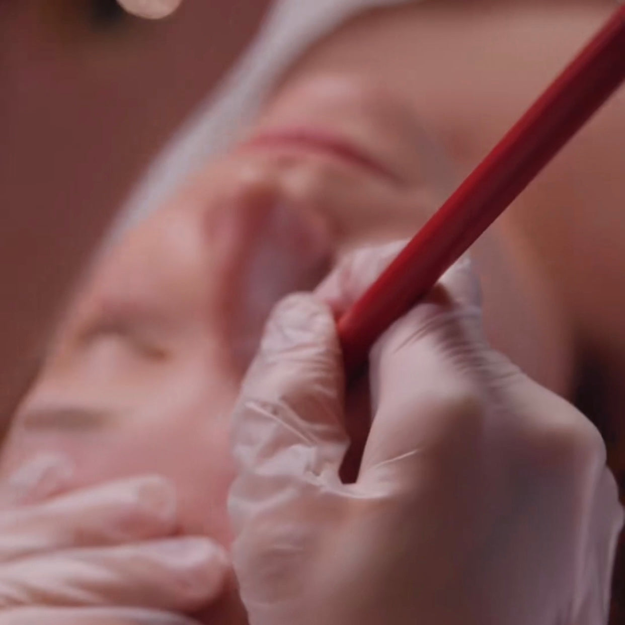 Red Color Permanent Makeup Microblading Eyebrow Pencil