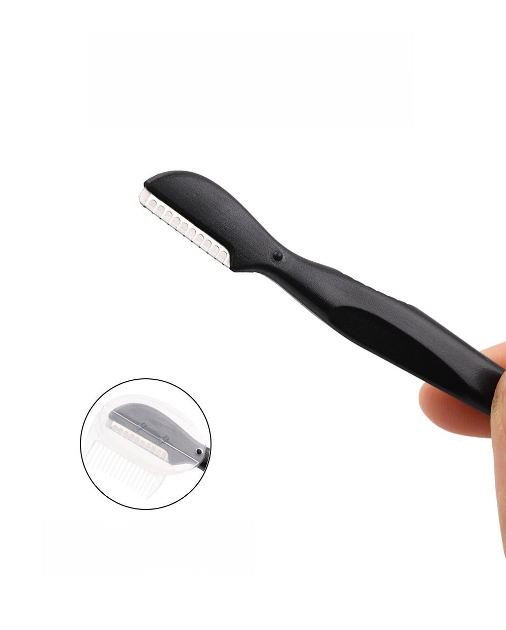 Brow Trimmer with Plastic Comb Cover (MOQ 10PCS)