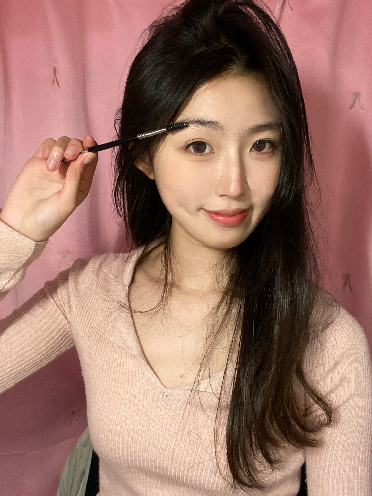 Ultra-Thin Angled Dual-Head Eyebrow Brush - 20PCS