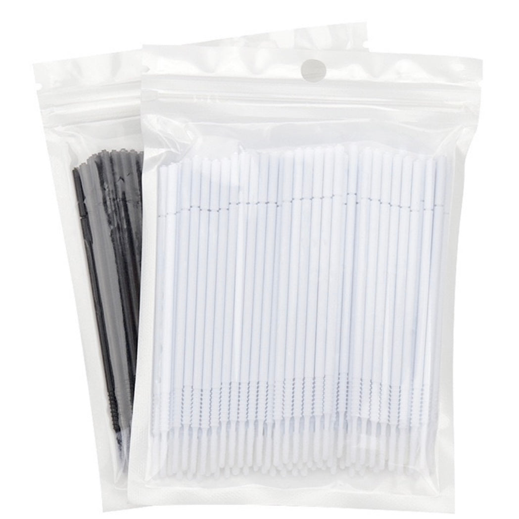 Premium Disposable Eyelash & Microblading Cleaning Swabs - 10 Packs