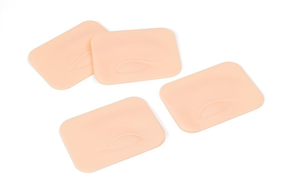 Piel de práctica de silicona 3D PMU para tatuajes de cejas y ojos (10 unidades)
