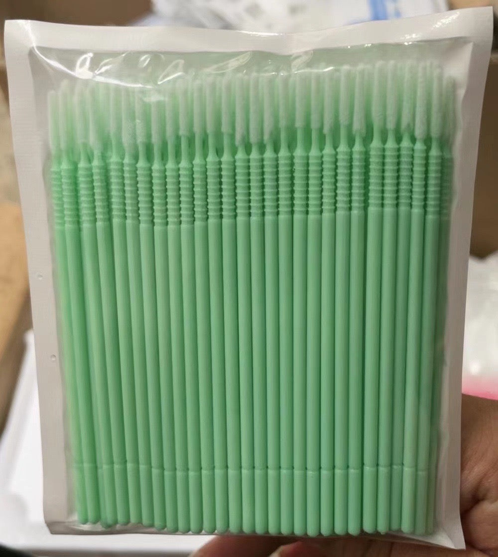 Hisopos de algodón flexibles desechables para maquillaje PMU, herramientas de limpieza