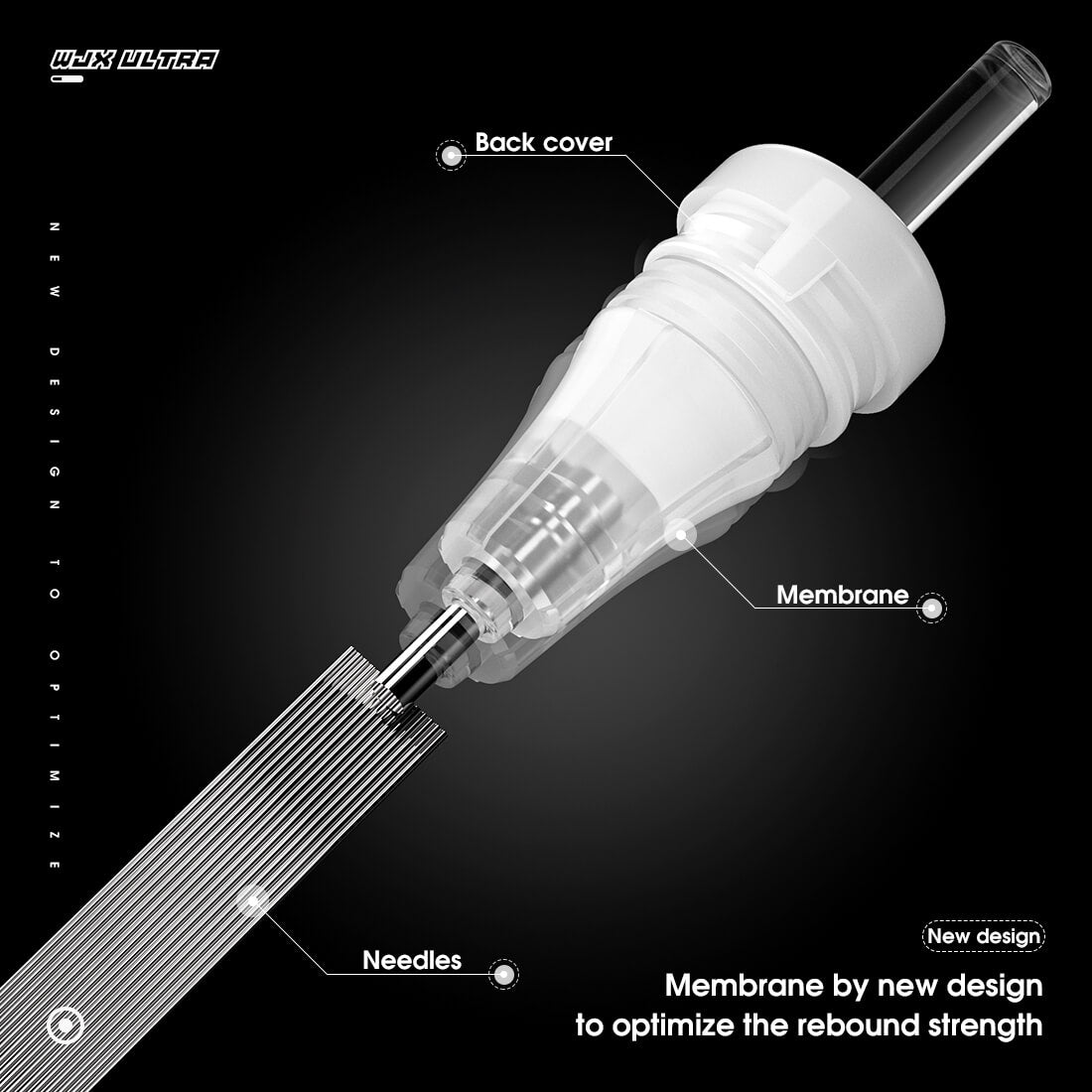 WJX ULTRA Tattoo Cartridges Needles – Box of 20